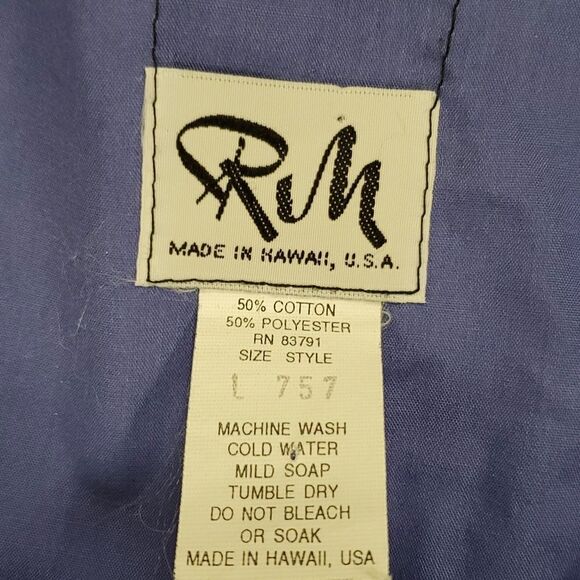 Vintage RM Mumu Hawaii L Made in Hawaii - Picture 14 of 14